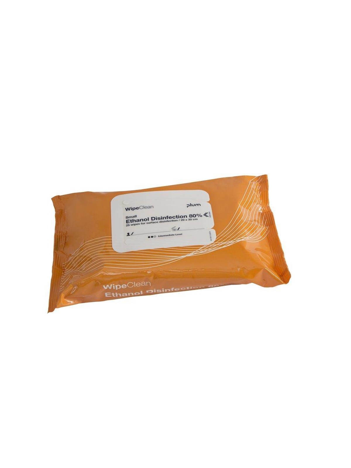 Plum WipeClean Ethanol-Desinfektion 80% wipes Reinigungstücher small - 25 Stk.