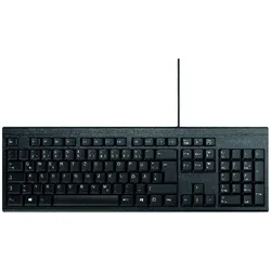 Leitz KB100 EQ (DE, Kabelgebunden), Tastatur, Schwarz