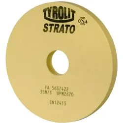 Tyrolit, Schleifmittel, Strato Präzisions-Flachschleifscheibe DxTxH (mm), 350x40x127