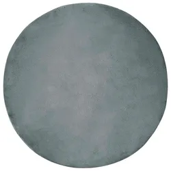 vidaXL Kunstfell Hasen Teppich Olite Anthrazit Ø 120 cm Polyester