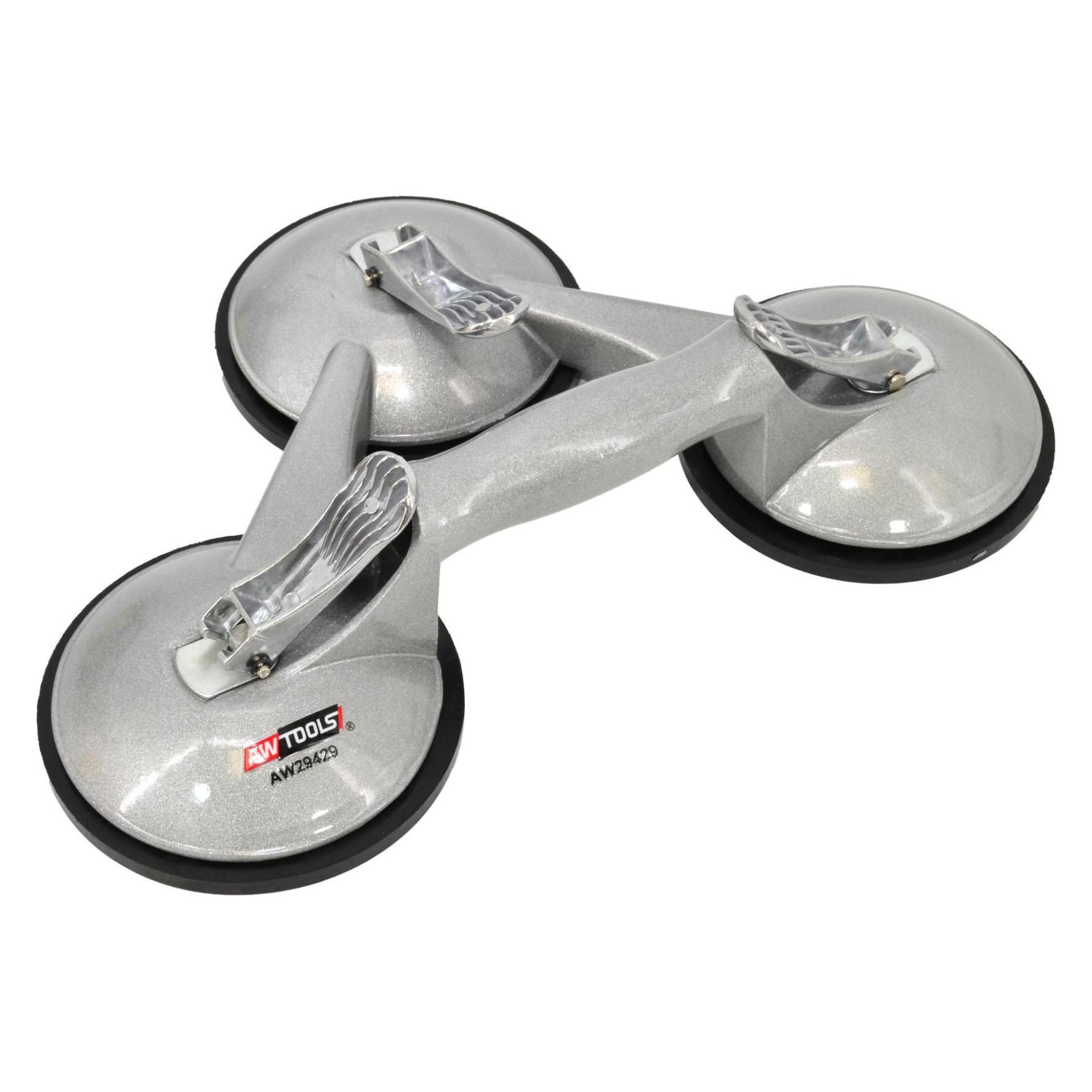 Awtools Aluminium-Saugnapf für Glas, Tragfähigkeit 190 kg (190 kg) (63899807)