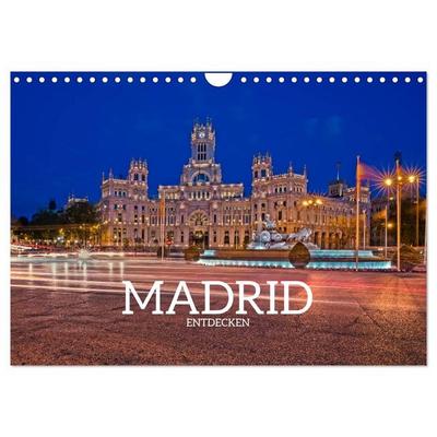 Madrid entdecken (Wandkalender 2026 DIN A4 quer), CALVENDO Monatskalender