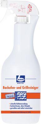 Backofenreiniger und Grillreiniger Dr. Becher, gegen Verkrustungen, Fett- und Bratrückstände, Kaltreinigung, geruchlos, 1 l in Sprühflasche