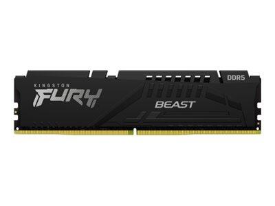 Kingston FURY™ Beast DDR5 Speicher 64GB 6000MT/s CL40 DIMM (4er-Kit) Schwarz XMP KF560C40BBK4-64
