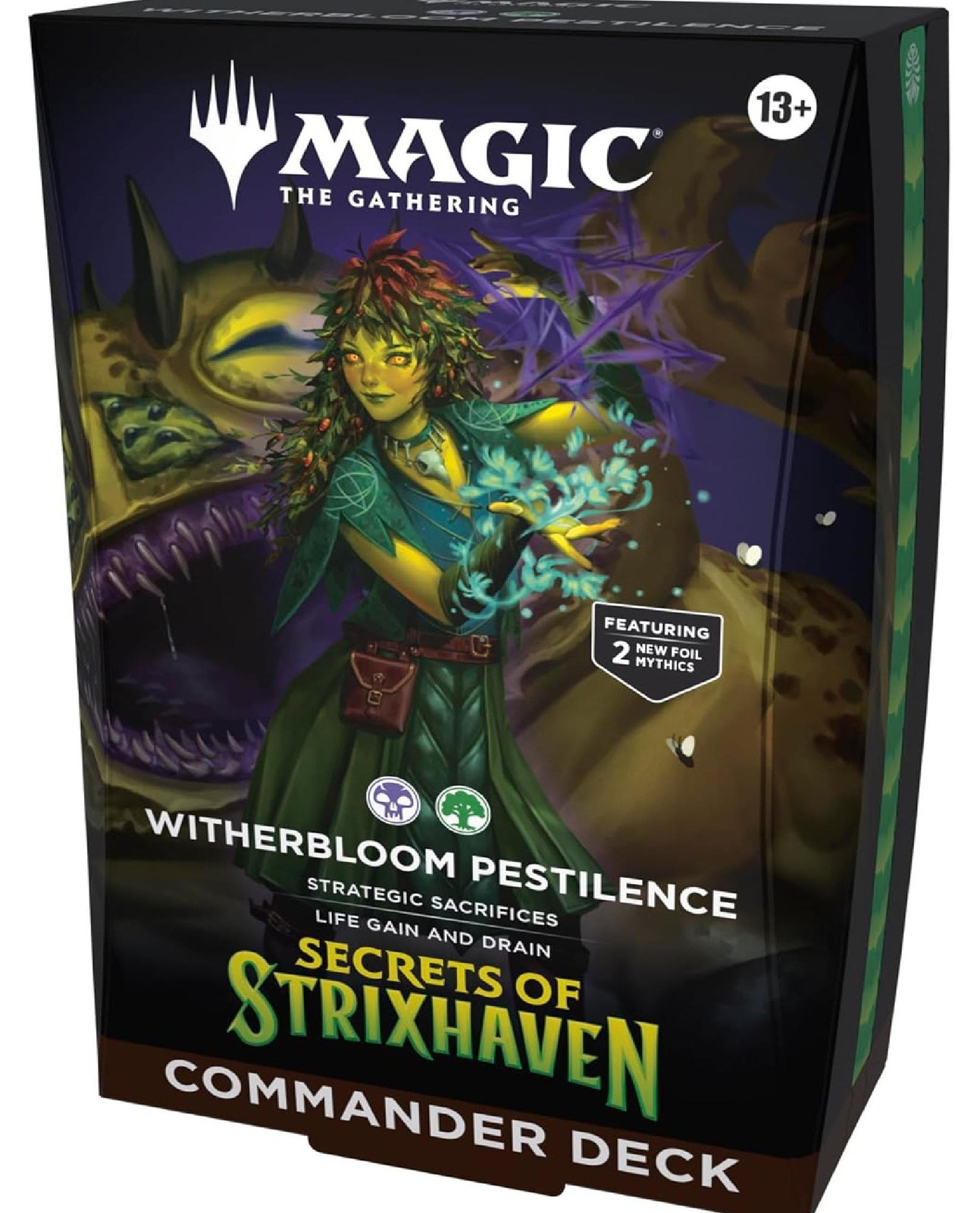 Wizards of the Coast Magic: The Gathering Commander Secrets of Strixhaven Witherbloom Pestilence