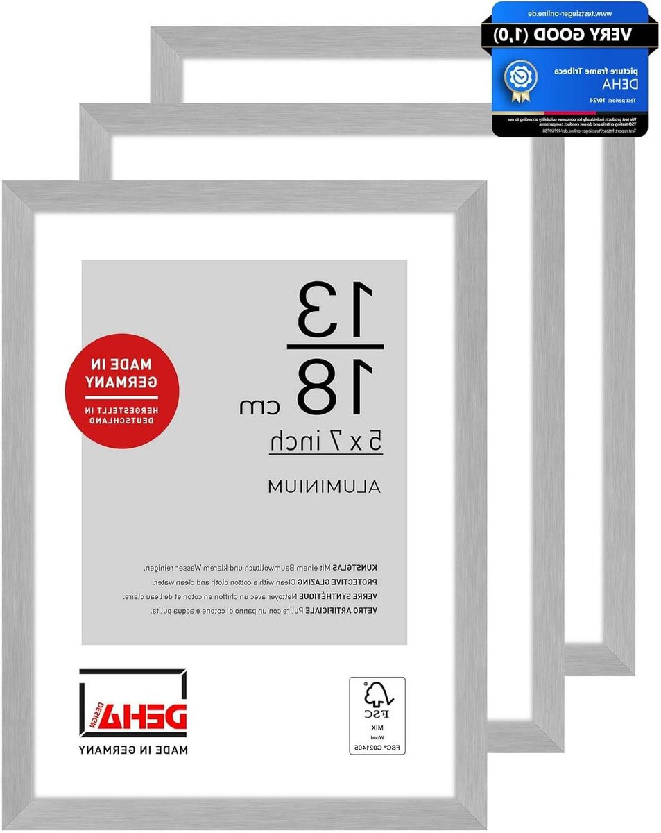 Zilver matte aluminium fotolijst