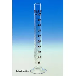 Messzylinder, Rundfuß 250 ml, hohe Form