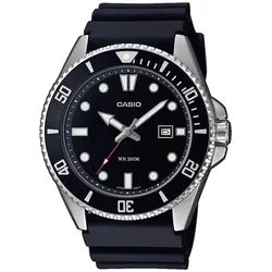 Casio MDV-107-1A1VEF Collection Herren-Taucheruhr Schwarz