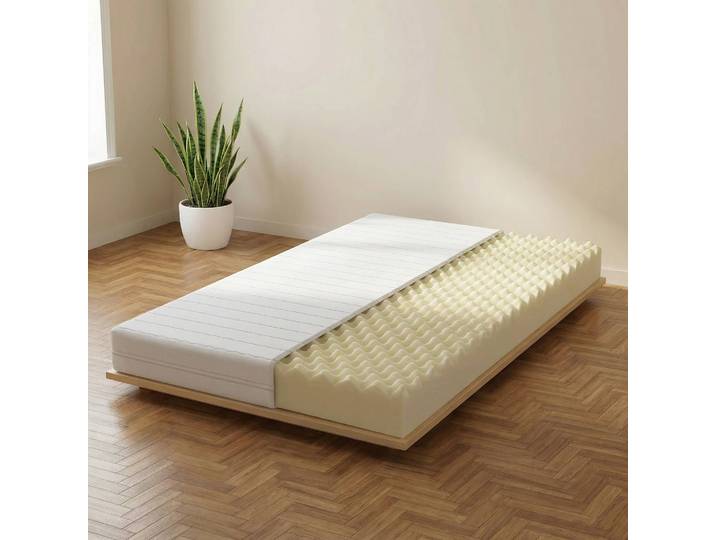 Kaltschaummatratze Maxi 100 x 200cm Kern: PUR-Polyetherschaum Weiß