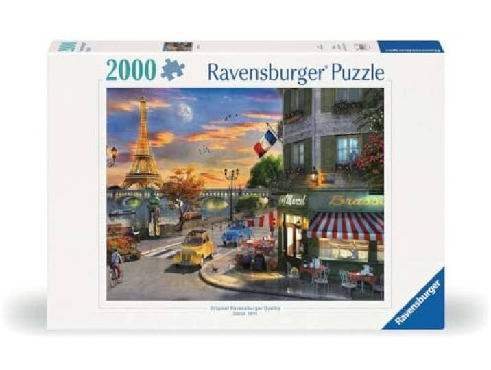 Ravensburger puzzel Romantische avond in Parijs - Legpuzzel - 2000 stukjes
