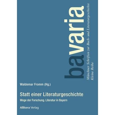 Statt einer Literaturgeschichte, Taschenbuch von , Buch & media, 978-3-86906-752-0