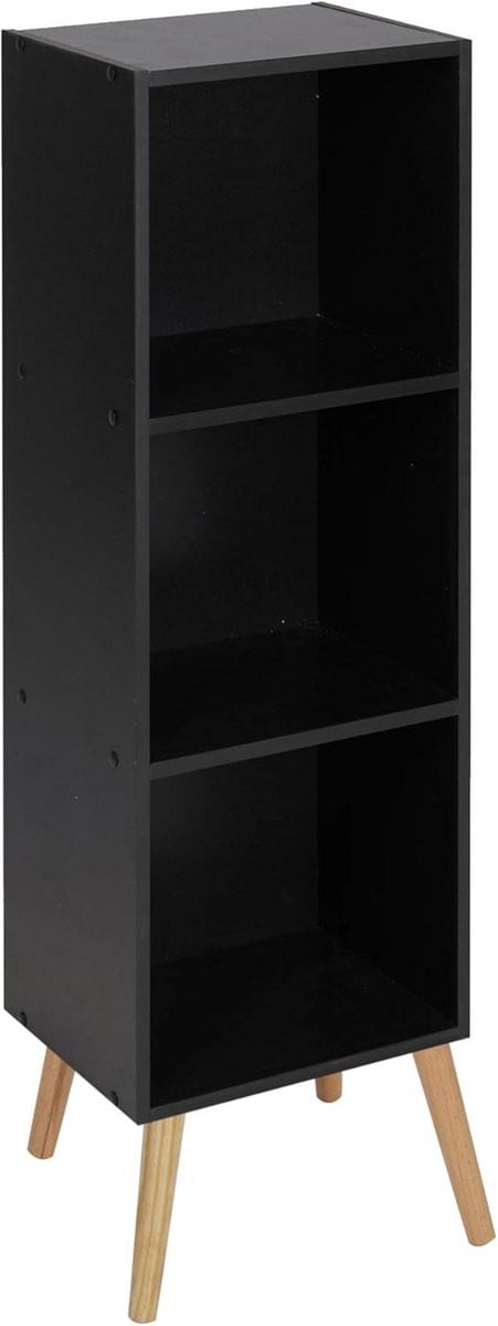 Cube houten 3-laags boekenkast in Scandinavische stijl
