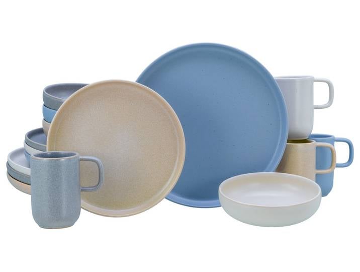 creaTable Kombiservice 16-tlg. UNO, multicolour, Steinzeug