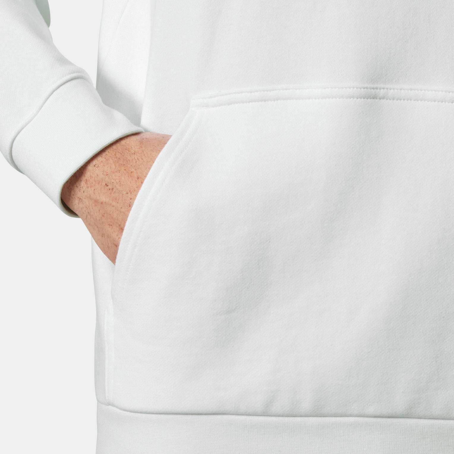 Helly Hansen Men's Logo Hoodie - White/Cream - S
