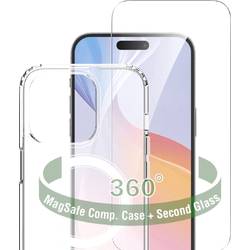 4Smarts 360° Premium Protection Set Backcover Apple iPhone 16 Pro Max Transparent Induktives Laden 541193