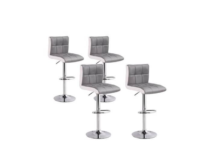 Lot de 4 tabourets de bar Magic Gris