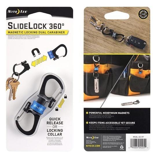 Nite Ize SlideLock Carabiner 360 (MSBL-03-R7)