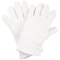 AS Arbeitsschutz Arbeitshandschuhe | 12 Paar Baumwollhandschuhe doppelte Innenhand | Gr. 12