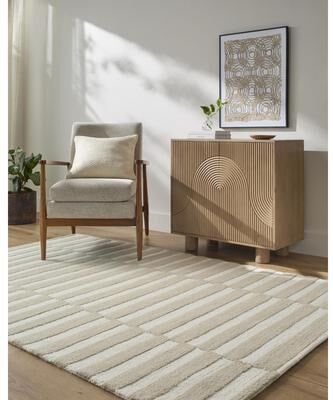Livabliss Idaho Modern Striped Area Rug