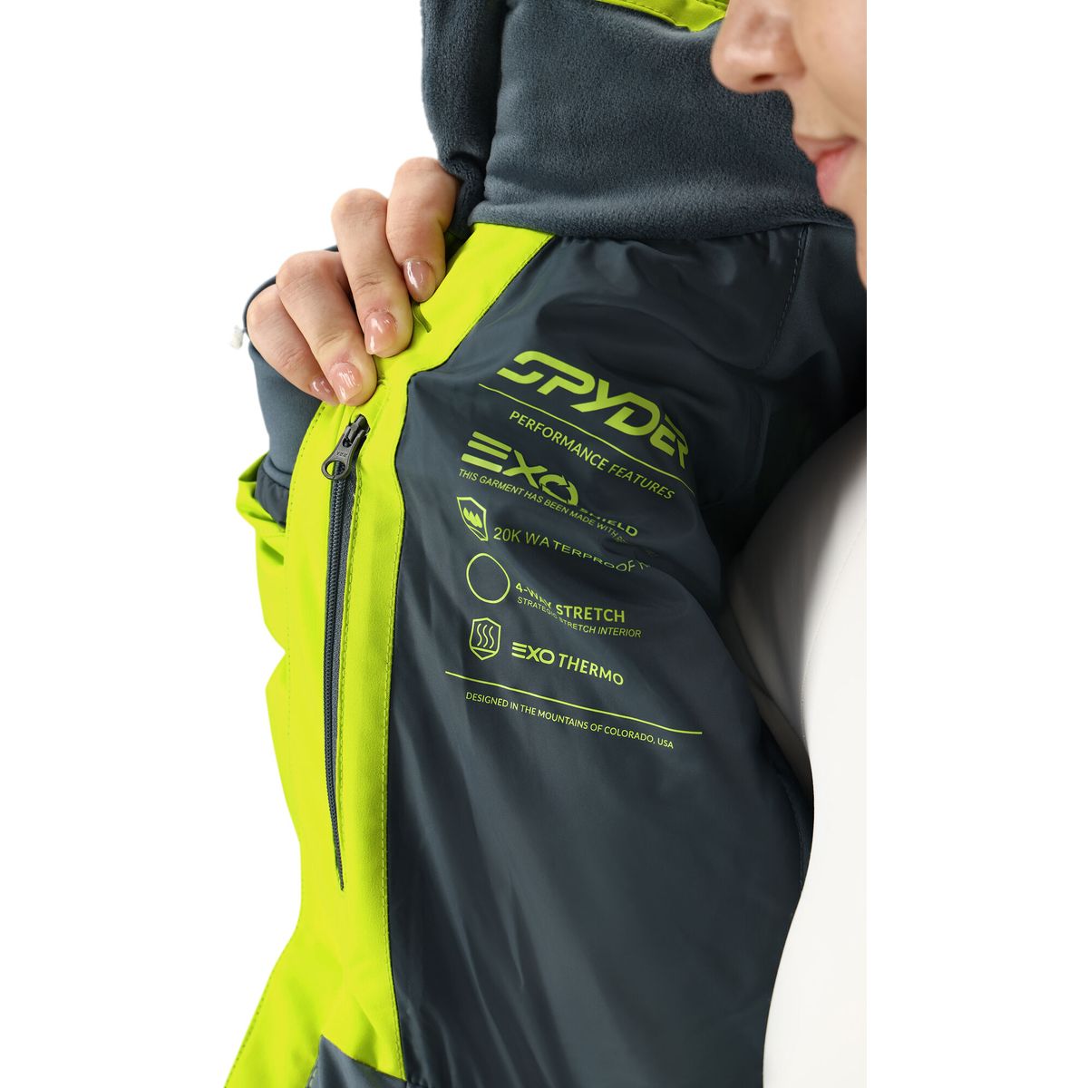 Spyder Haven Jacket lime (LIM) 8 38SD073507-LIM-8