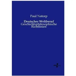 Deutscher Weltberuf, Sachbücher von Paul Natorp