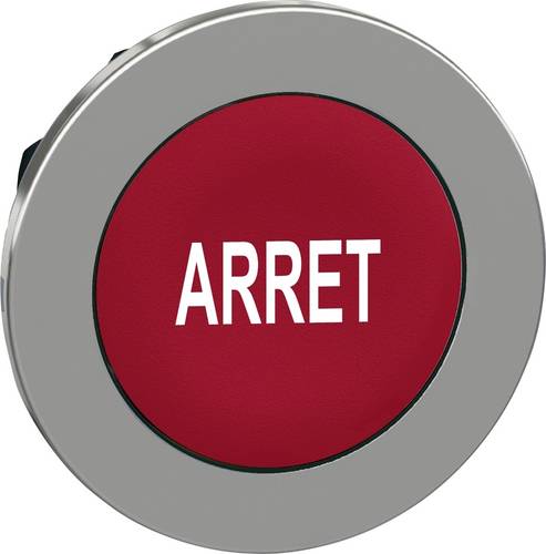 Schneider Electric ZB4FA433 ZB4FA433 Frontelement für Drucktaster rückstellbar (Ø) 30.5mm Arrêt Chrom, Rot 1St.