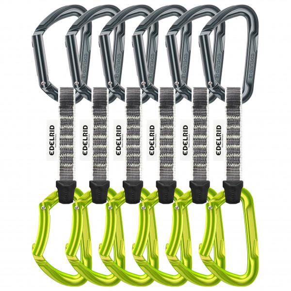 Edelrid - Pure Set Sixpack - Express-Set Gr 10 cm grau