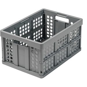 CLAX Klappbox für Klappmobil, 46 Liter, grau, 54 x 38 x 27 cm