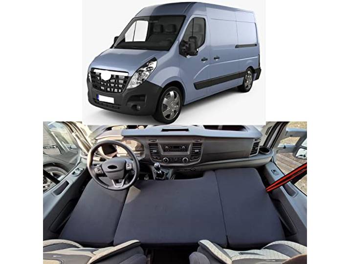 BREMER SITZBEZÜGE Camper-Bett Kinderbett Fahrerhausbett kompatibel mit Opel Movano B ab 2010 Wohnmobil zubehör Wohnmobilbett Camping Camper Zubehör