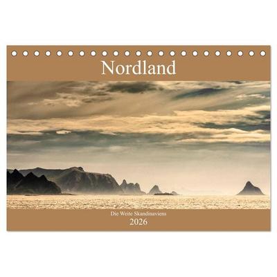Nordland – Die Weite Skandinaviens (Tischkalender 2026 DIN A5 quer), CALVENDO Monatskalender