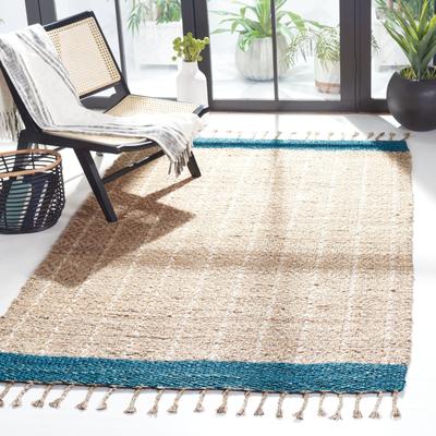 SAFAVIEH Handmade Cape Cod Cosette Jute Tassel Rug