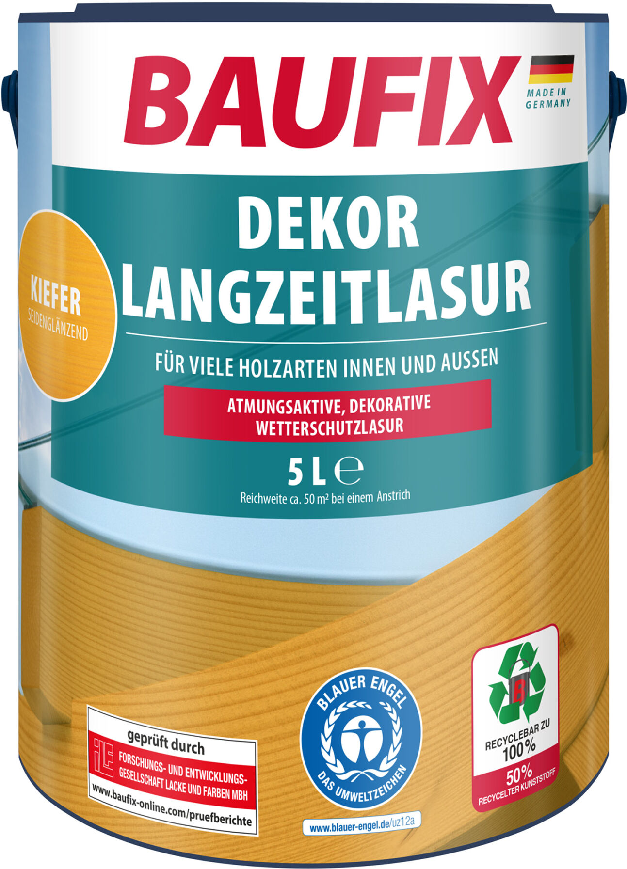BAUFIX Dekor-Langzeitlasur, seidenglänzend