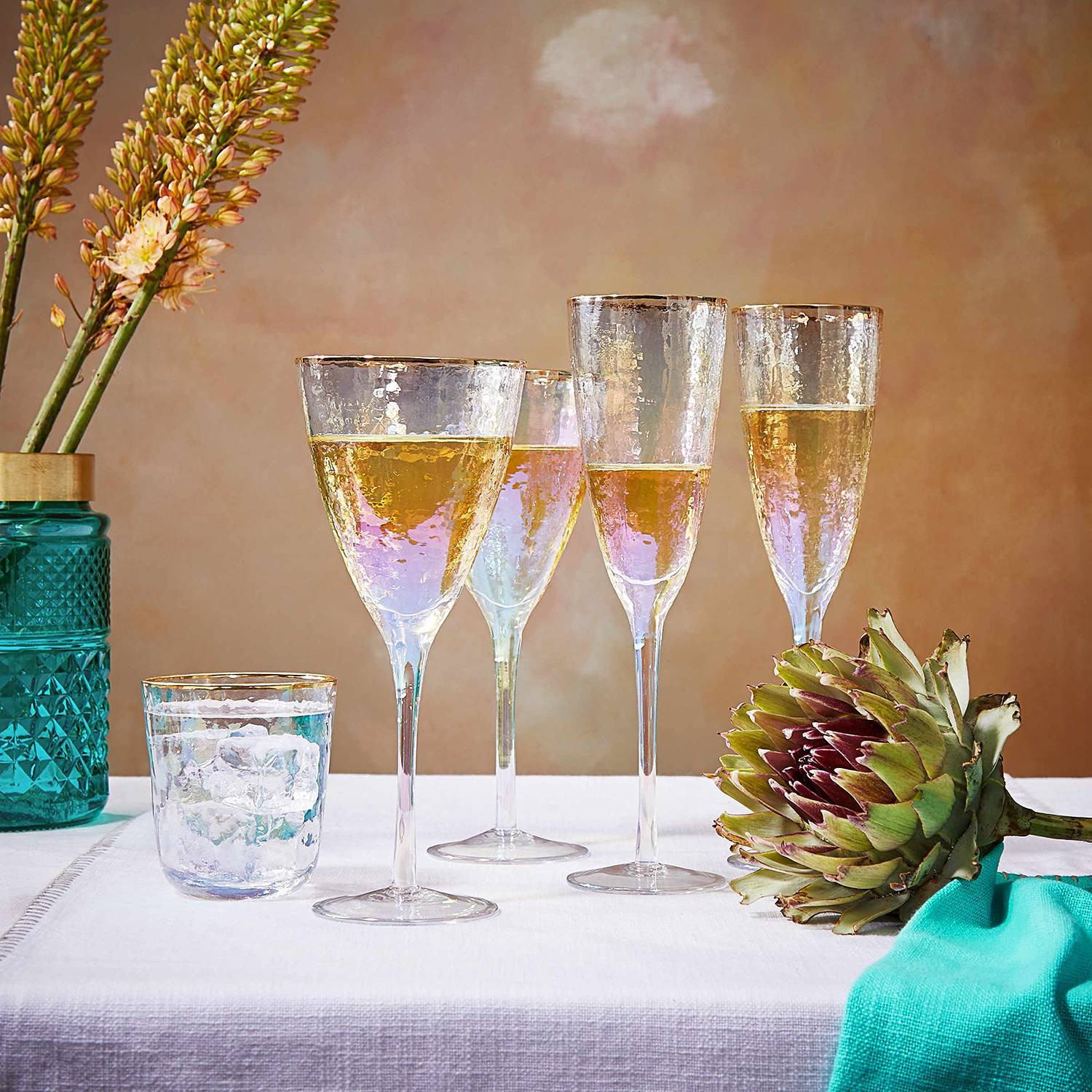 home24 Wijnglas set van 6 transparant