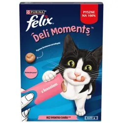 Felix Deli Moments Cremige Katzensnacks mit Lachs 4x10g
