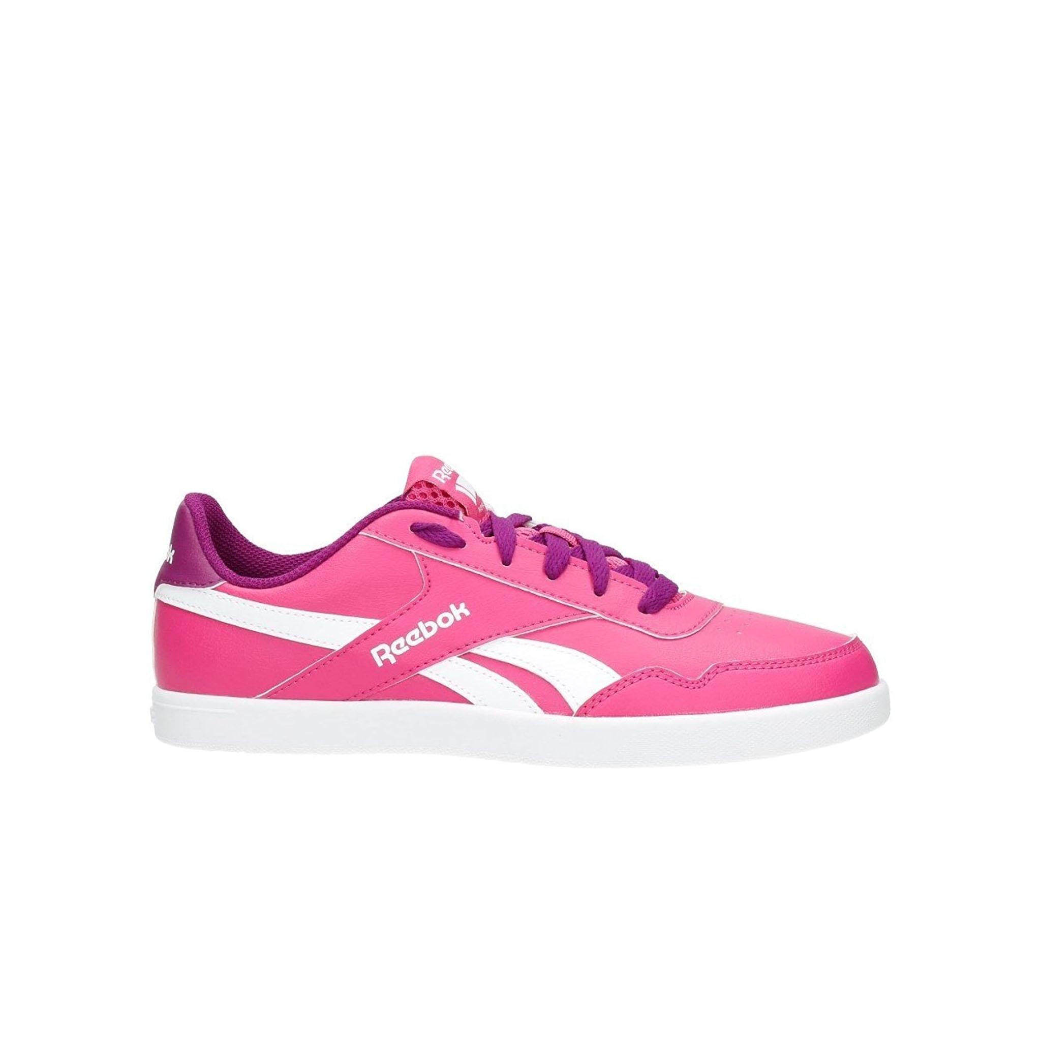 Reebok Royal Effect Lace-Up Roze Glad Leer Kinderschoenen V67754