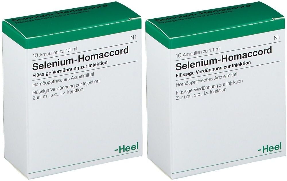 Heel Selenium Homaccord Ampullen 2x 2x10 St