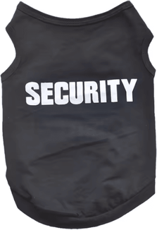 Inspire Curations Breathable Summer Pet Vest Shirt For Cats & Small Dogs black Security s advise 1.2 2.5kg