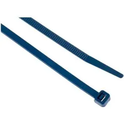 RS PRO, Nylon, Metall-detektierbar Von Metalldetektoren erfassbar Blau 7,6 mm x 380mm, 25 (Kunststoffkabelbinder, 380 mm, 250 Stk.)