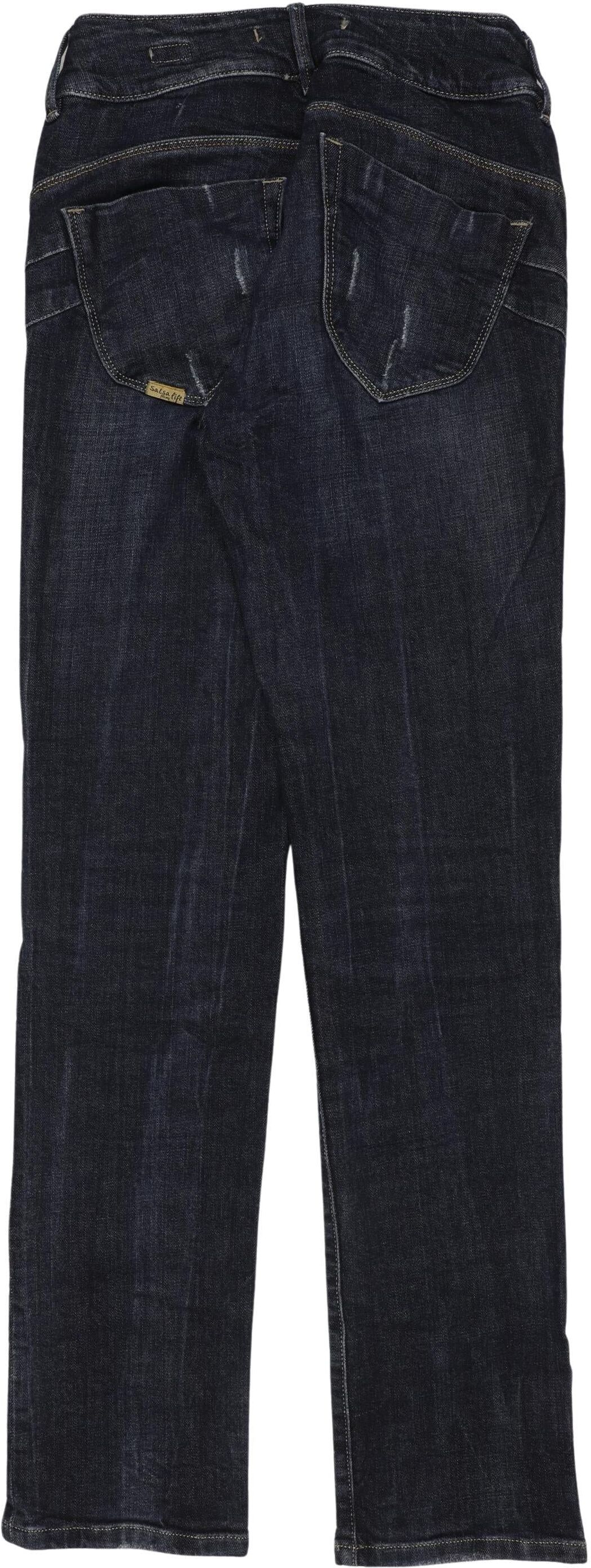 Salsa Damen Jeans, Marineblau, Gr. W29, Baumwolle / Elasthan - Second Hand
