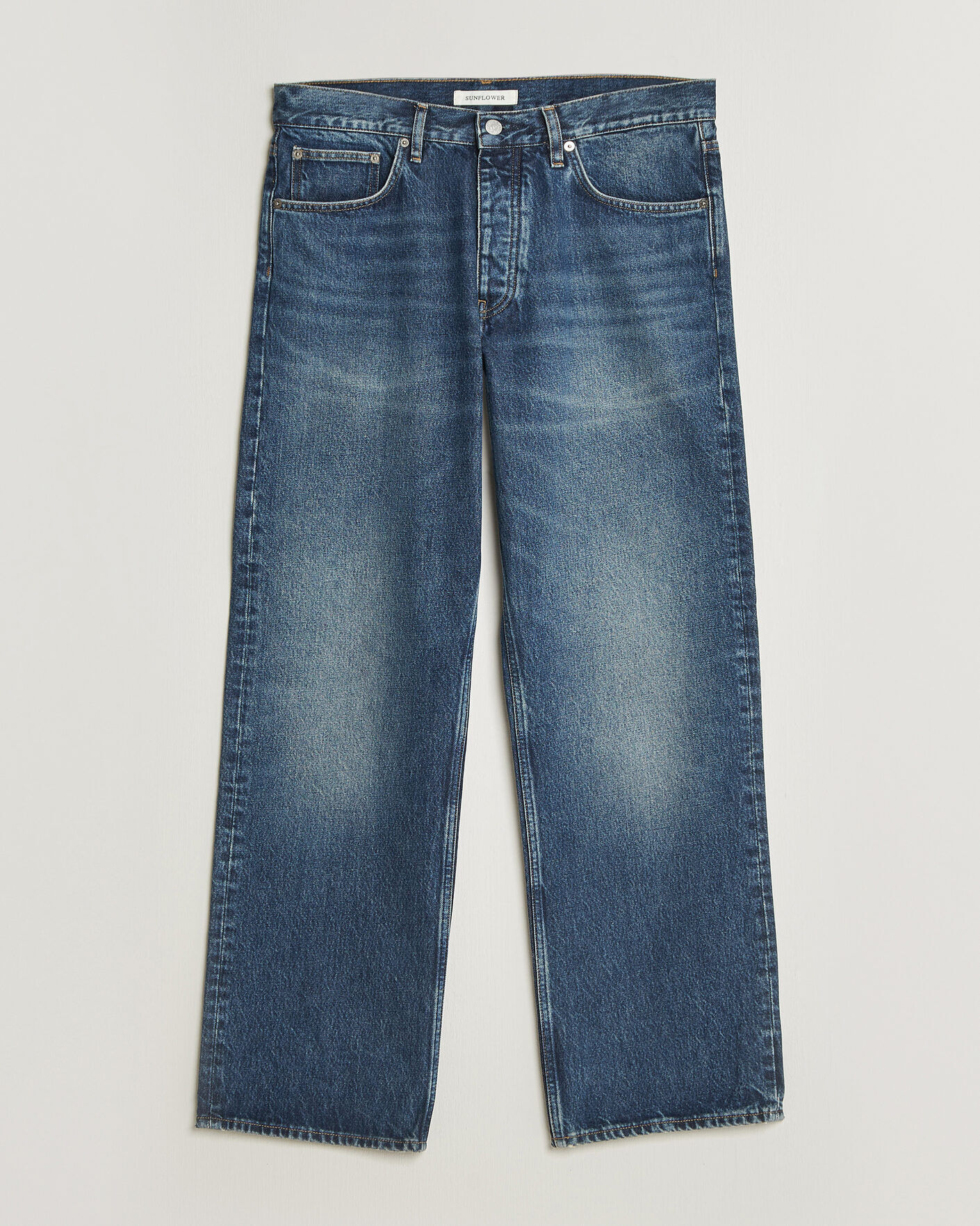 Sunflower Loose Jeans Dark Blue Worn men W33 Blå