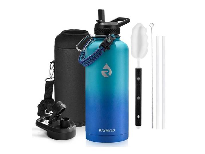 LuxusKollektion Isolierflasche Wasserflasche 2,5L Cyanblau Triple Wall
