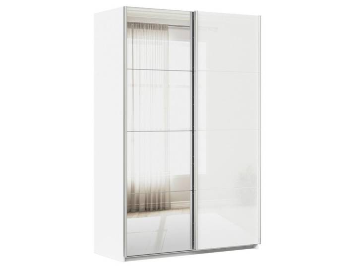 Schwebetürenschrank B: 136cm Feldkirch Weiß
