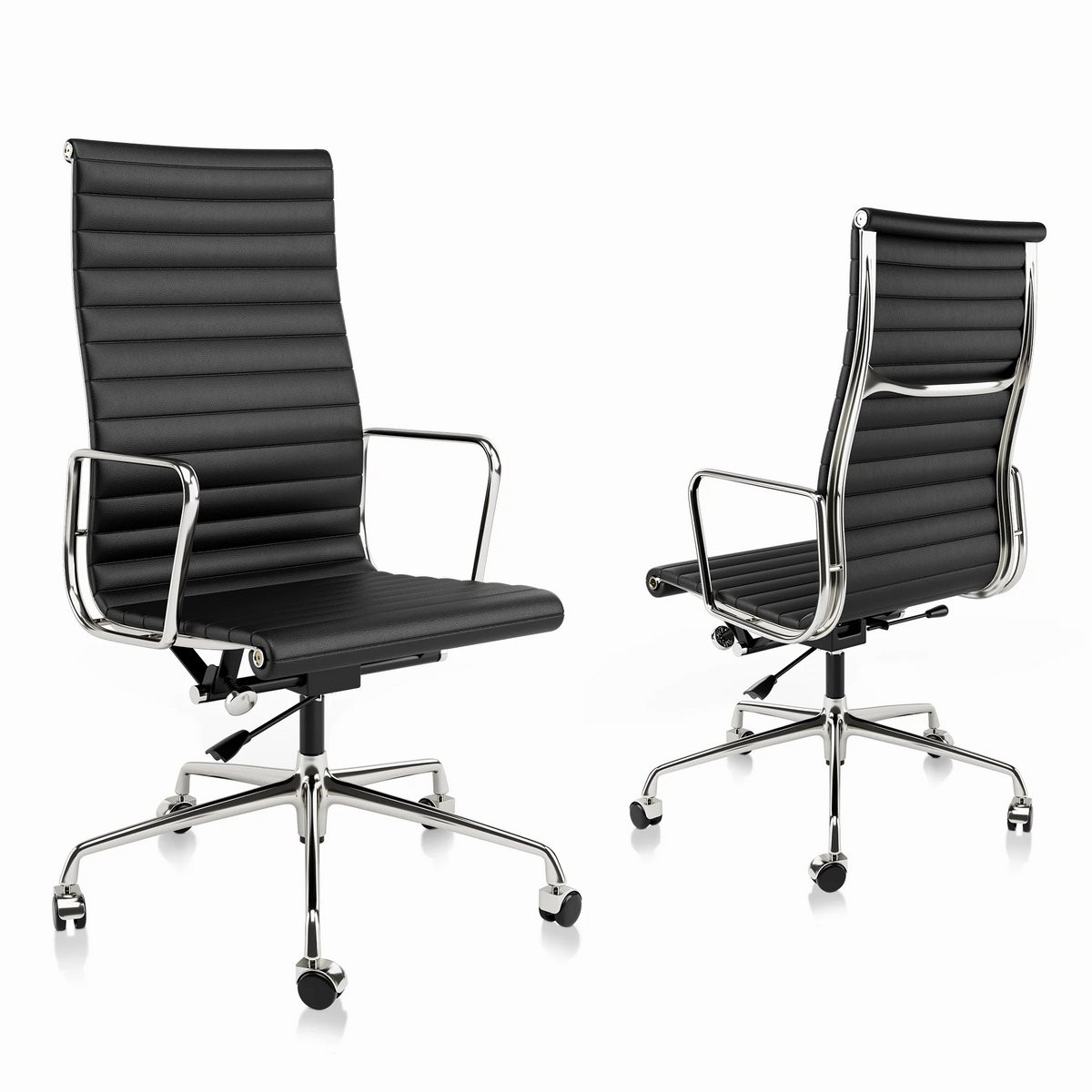 Betaalbare Goederen ergonomische highback bureaustoel voor volwassenen - zwart