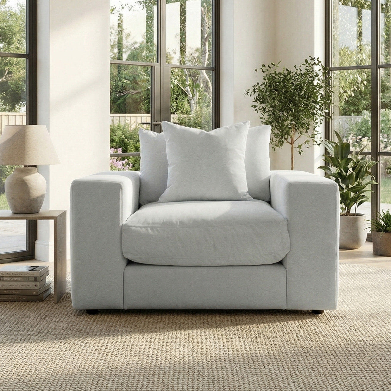 Sofa Style Hampshire Modular Armchair in Dove Grey