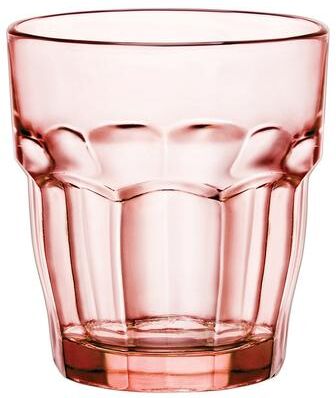 Bormioli Rocco Rock Bar Lounge Glass Set, Set of 6, Peach