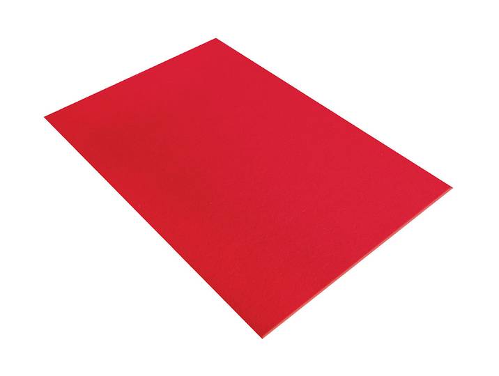 Rayher Textilfilz Rot 30 × 45 cm
