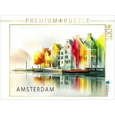 CALVENDO Puzzle Amsterdam | 1000 Teile Lege-Größe 64x48cm Foto-Puzzle für glückliche Stunden, von , Calvendo Puzzle
