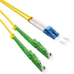 ROLINE LWL-Kabel duplex 9/125μm OS2, LSH APC / LC UPC, LSOH, gelb, 3 m