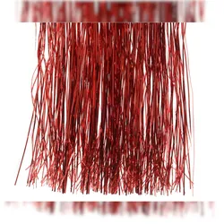 Christmas Decorations Lametta 40x50cm Weihnachtsbaum Christbaumschmuck Weihnachtsgirlande rot
