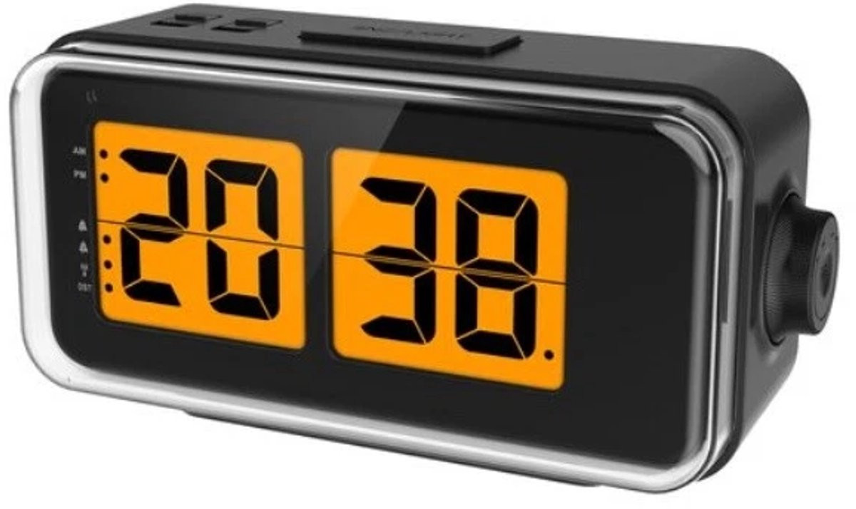 Just a Minute Digitale wekker met retro look en radiofunctie